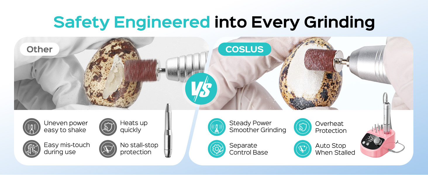 cordless rechargeable manicure nail drill