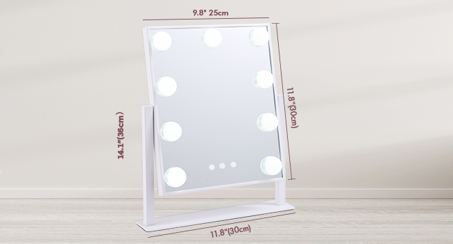 cute vanity mirror with lights