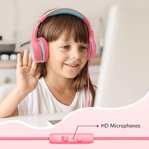 wired kids headphones