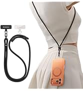 TORRAS Phone Lanyard Crossbody with 2 Phone Tabs, Adjustable Anti Theft Phone Strap for All Phone...