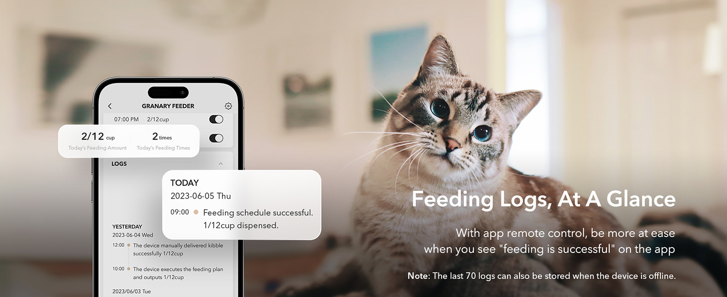 automatic cat feeder for 2 cats
