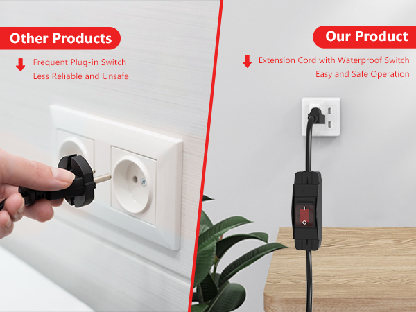 Extension Cord with Switch