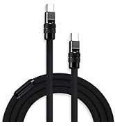 chubbycable Black Chubby - Special Black Samurai Edition Silicone USB C Cable Durable 240W Fast C...
