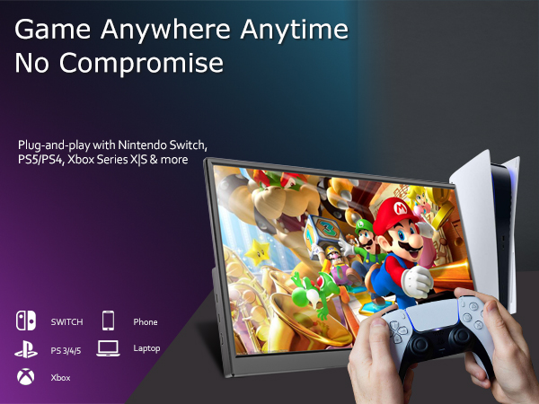 Portable Switch Monitor screen