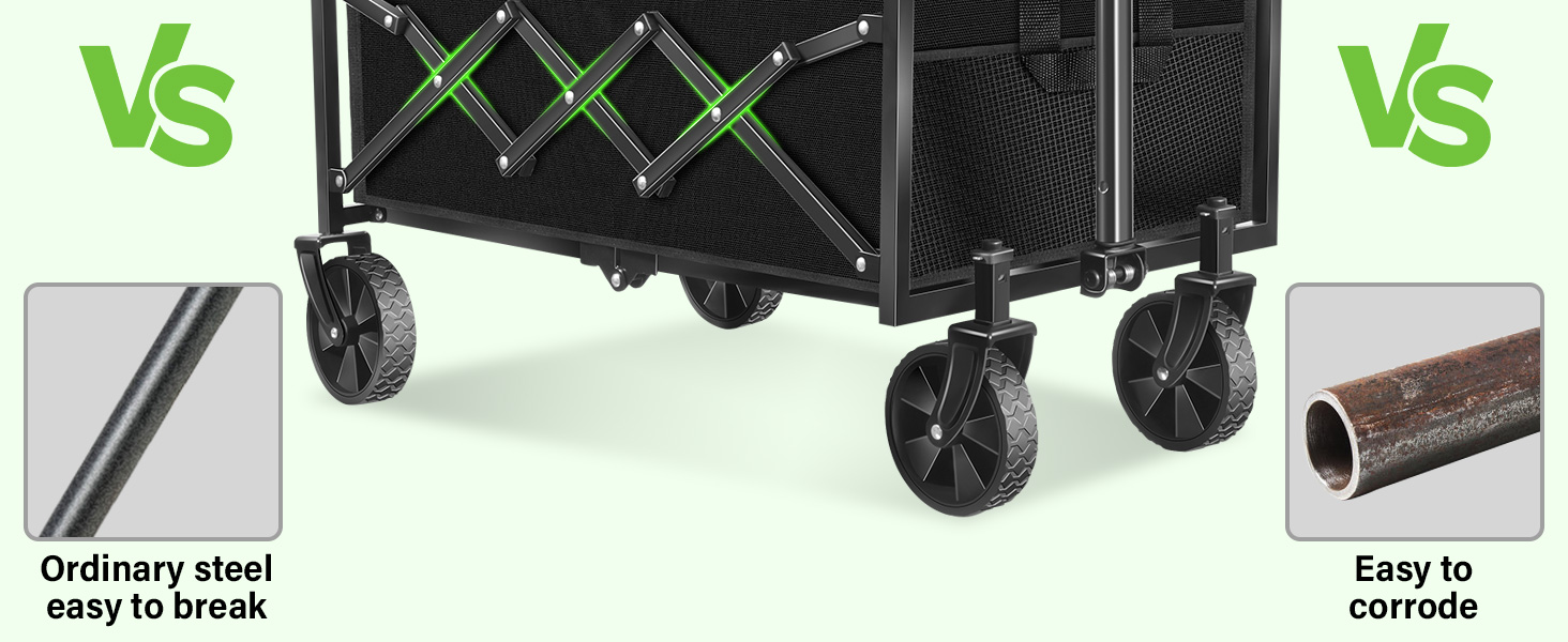 folding wagon cart with wheels, foldable wagon cart with wheels, collapsible wagon cart