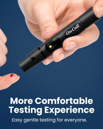 Easy gentle blood glucose testing convenient diabetes care daily use