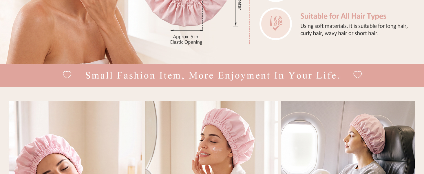 travel shower cap