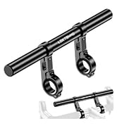 LOKTENWO Bike Handlebar Extender - 11.81" Aluminum Extension with Aluminum Alloy Dual-Clamp Mount...