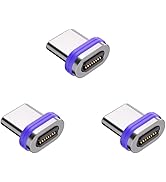 16PIN USB C Magnetic Charging Cable Adapter Type C Tips Connector 180 Degree Rotate, USB Charging...