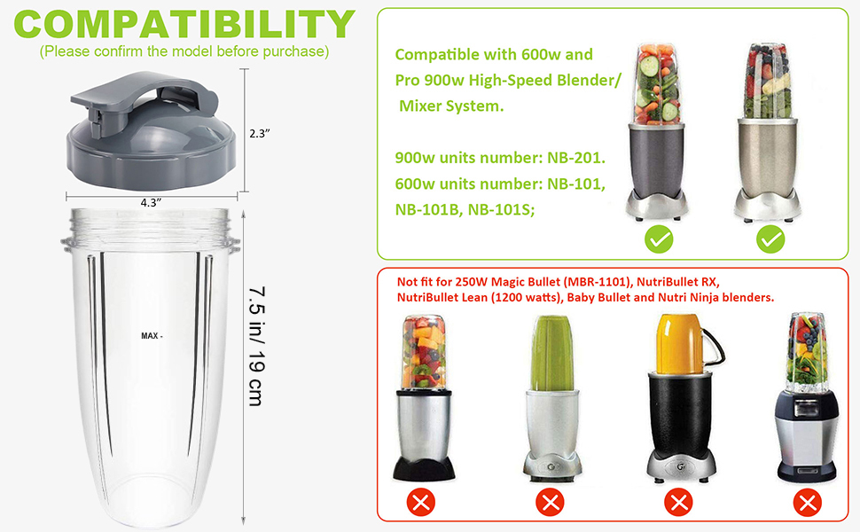 nutribullet 32oz cups