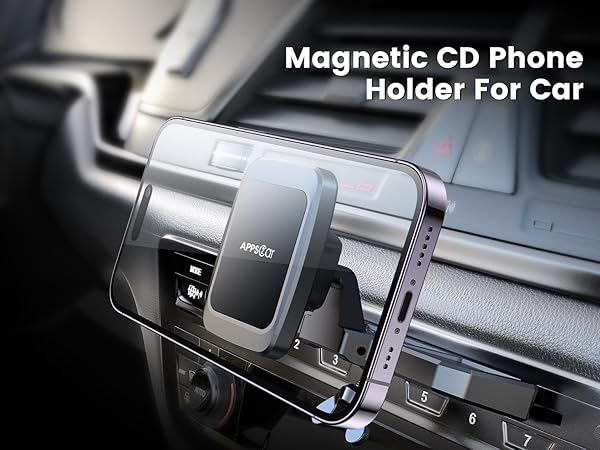 MAGNETIC CD PHONE HOLDER