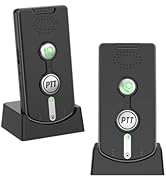 Intercoms Wireless for Home, Room to Room Intercom System with Charging Base, Push to Talk, Long ...