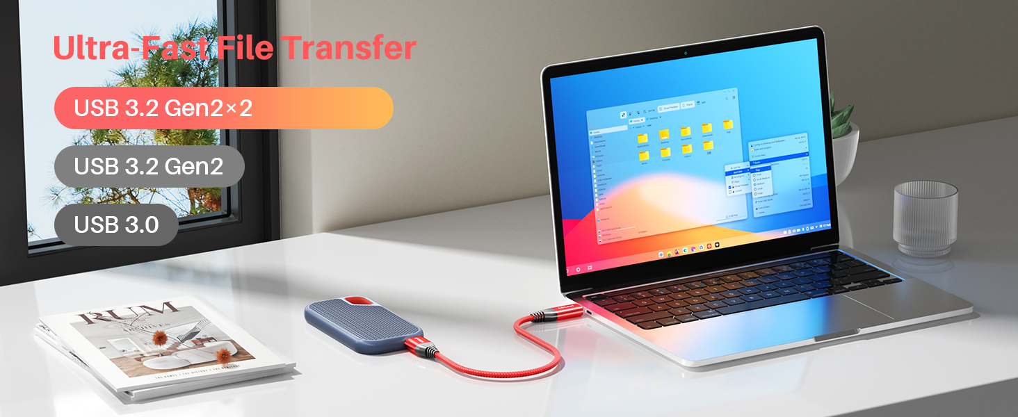 portable hard drive type c cable