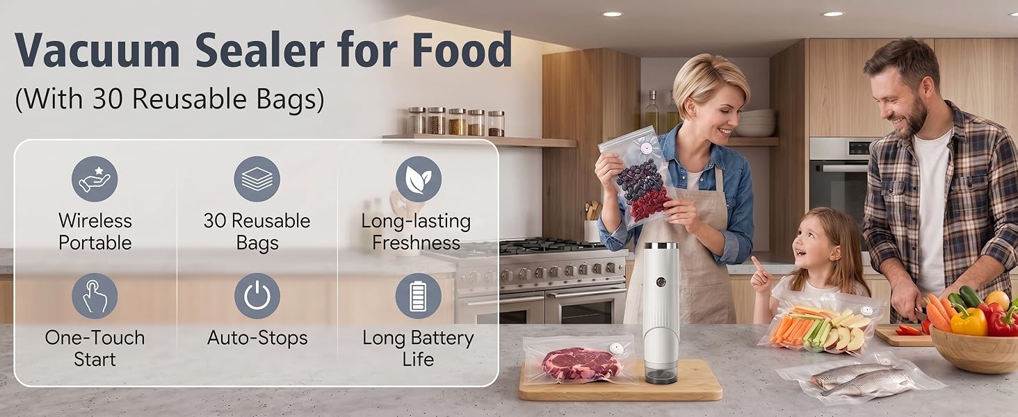 Handheld Vacuum Sealer for Food