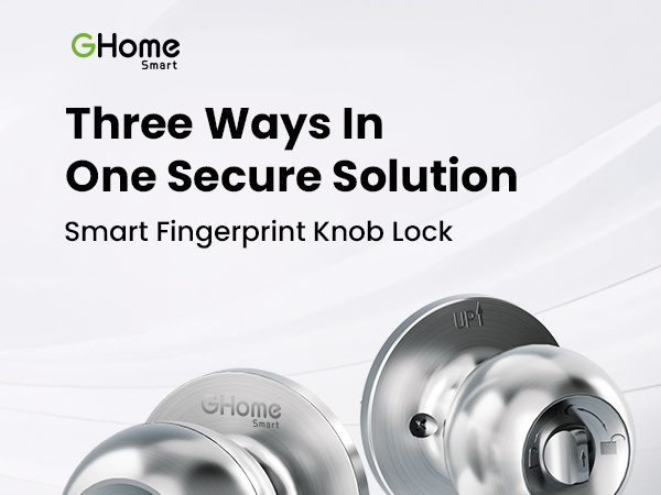 smart fingerprint door knob