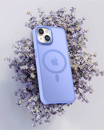 YENAPOON Matte Magnetic Phone Case for iPhone 15