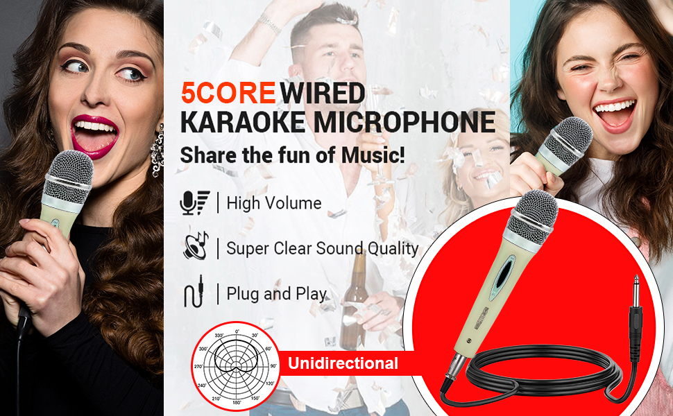 microphone for singing, wired microphone, dynamic microphone, mic, singing microphone