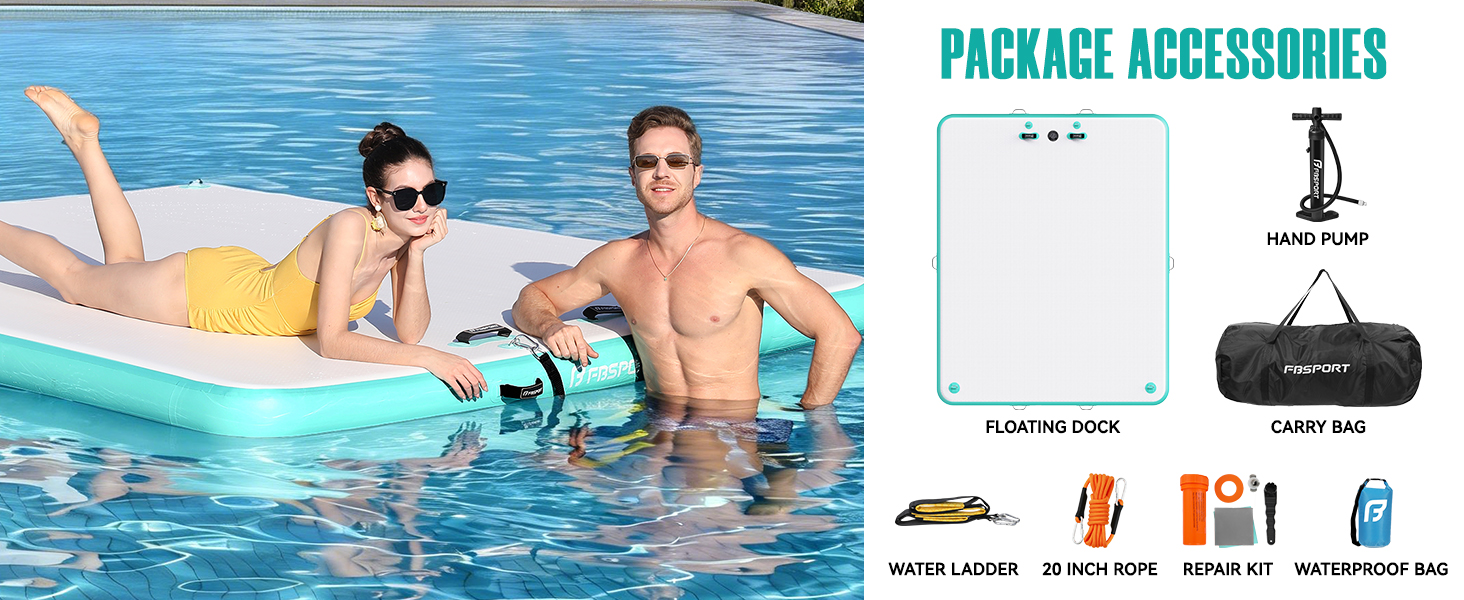 Dock Platform Floating Island Raft