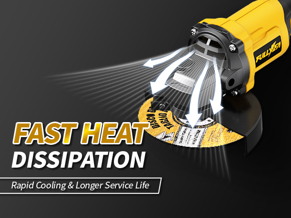 Cordless Angle Grinder with 3 Wheels, Power Angle Grinders with Batteries and Charger