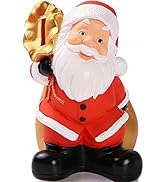 H&amp;W Santa Claus Money Bank, Christmas Piggy Bank, Shatterproof Creative Coin Bank, Can Store 1000...