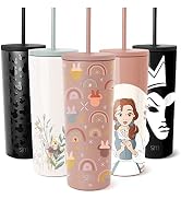 Simple Modern Disney Insulated Tumbler Cup with Flip Lid and Straw Lid | Gifts for Women Men Reus...