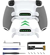 CHARM FOCUS Remap Kit with 4 Back Paddles for PS5 Controller BDM-030/040/050 , DIY PS5 Controller...