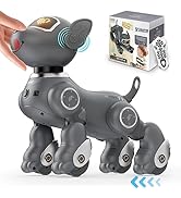 VATOS Robot Dog Toy for Kids, Voice &amp; 2.4GHz Remote Control Robot Pet with Interactive Touch Sens...