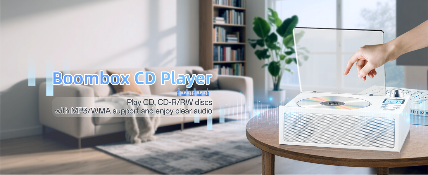 Portable CD Player Boombox