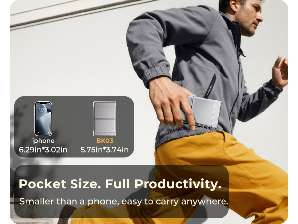 Foldable Bluetooth Keyboard