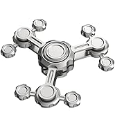 Cool Infinity Gear Fidget Spinner, Metal Finger Hand Spinner for Kids Adults, Flippy Mini Stress ...