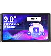 ELECROW ESP32 Display 1024x600, 9 Inch HMI ESP32-P4 IPS Touch Screen, Support AI Speech Interacti...