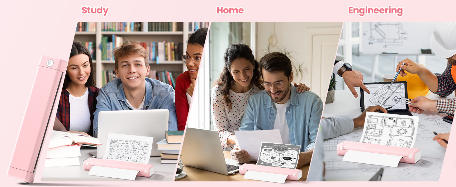 Phomemo Portable Printers Wireless for Travel,Phomemo Portable Printers Wireless for Travel