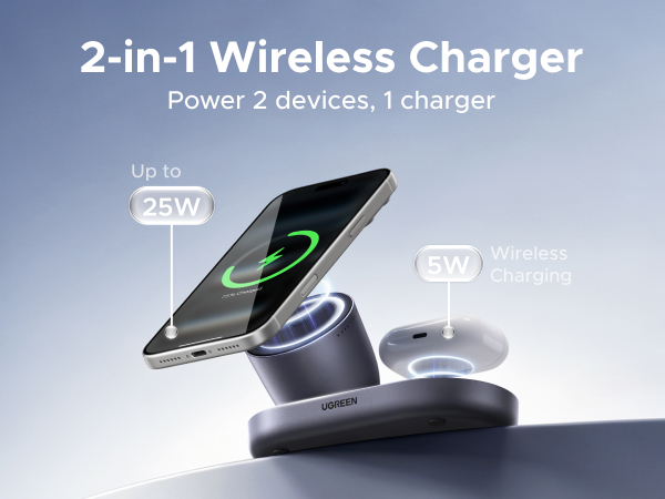ugreen wireless charger 25w