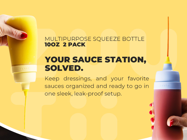 MULTIPURPOSE SQUEEZE BOTTLE10OZ 2PACK