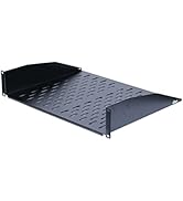 Tecmojo 2U Cantilever Server Rack Shelf - Universal Vented Rack Mount Tray for 19
