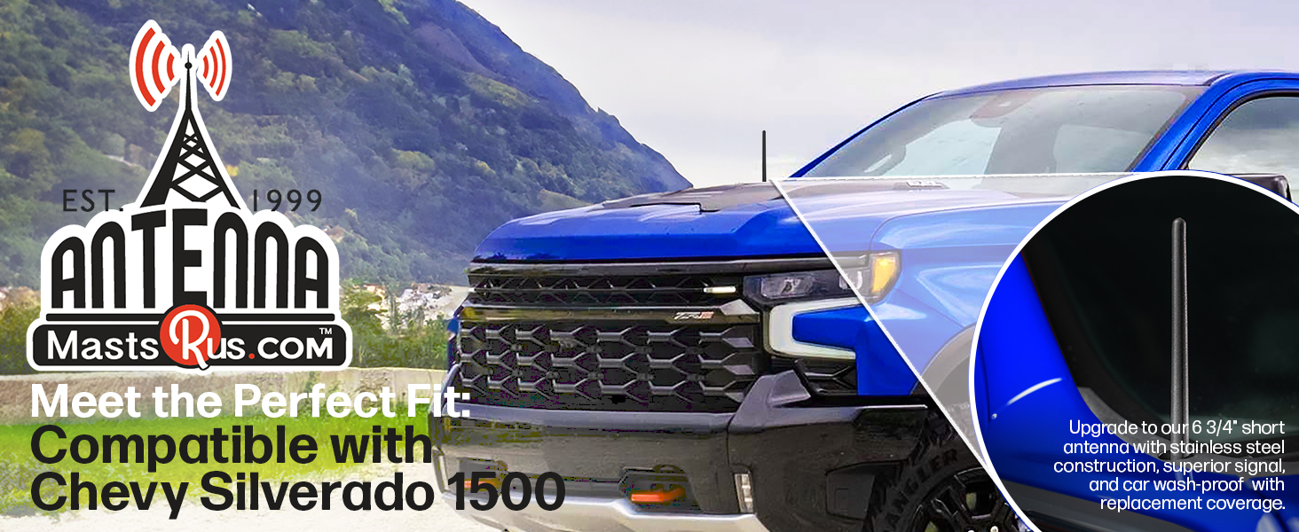 antenna truck stubby 1500 2024 car reception replacement radio vehicle small audio video van