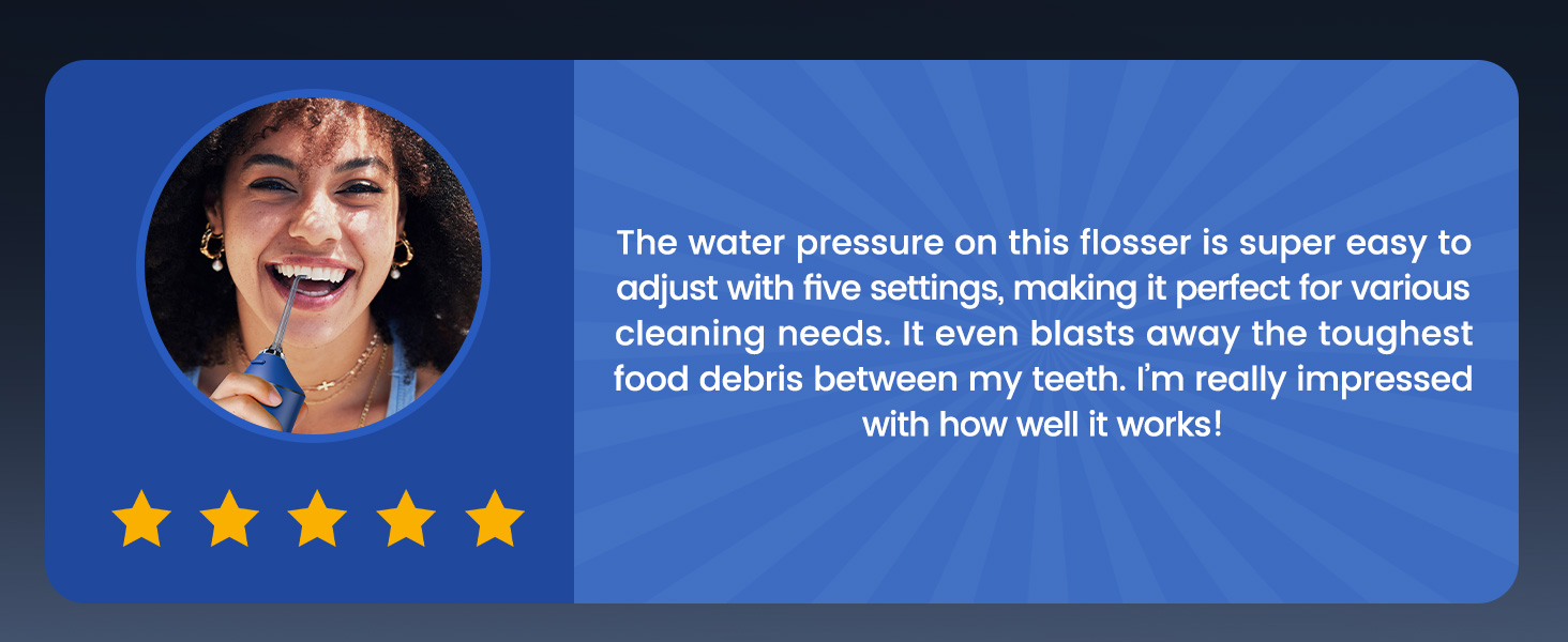 electric toothbrush with water flosser