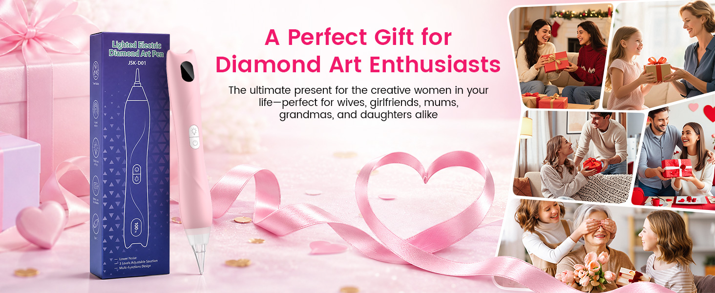 Electric Diamond Art Vacuum Pen