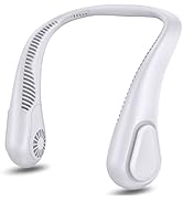 AMACOOL Bladeless Neck Fan Portable Personal Fan 5000mAh Rechargeable Battery Operated Wearable F...