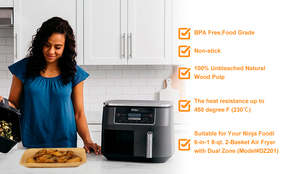 Air Fryer Liners Disposable for Ninja Air Fryer