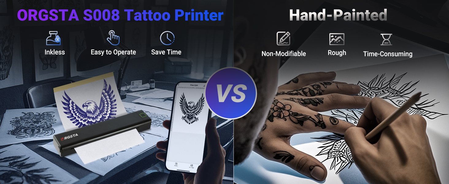 S008 tattoo printer