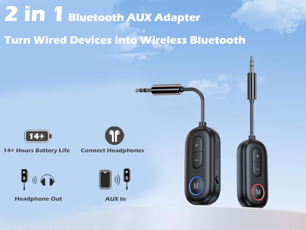Bluetooth 2 in1 adapter