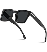 Foliful Trendy Sunglasses Womens Classic Retro Sunglasses for Women Men Fashion Driving Square Fr...