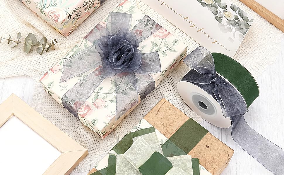 12 Organza Ribbon