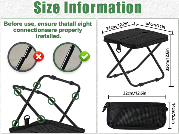 Portable Ultralight Collapsible Stool