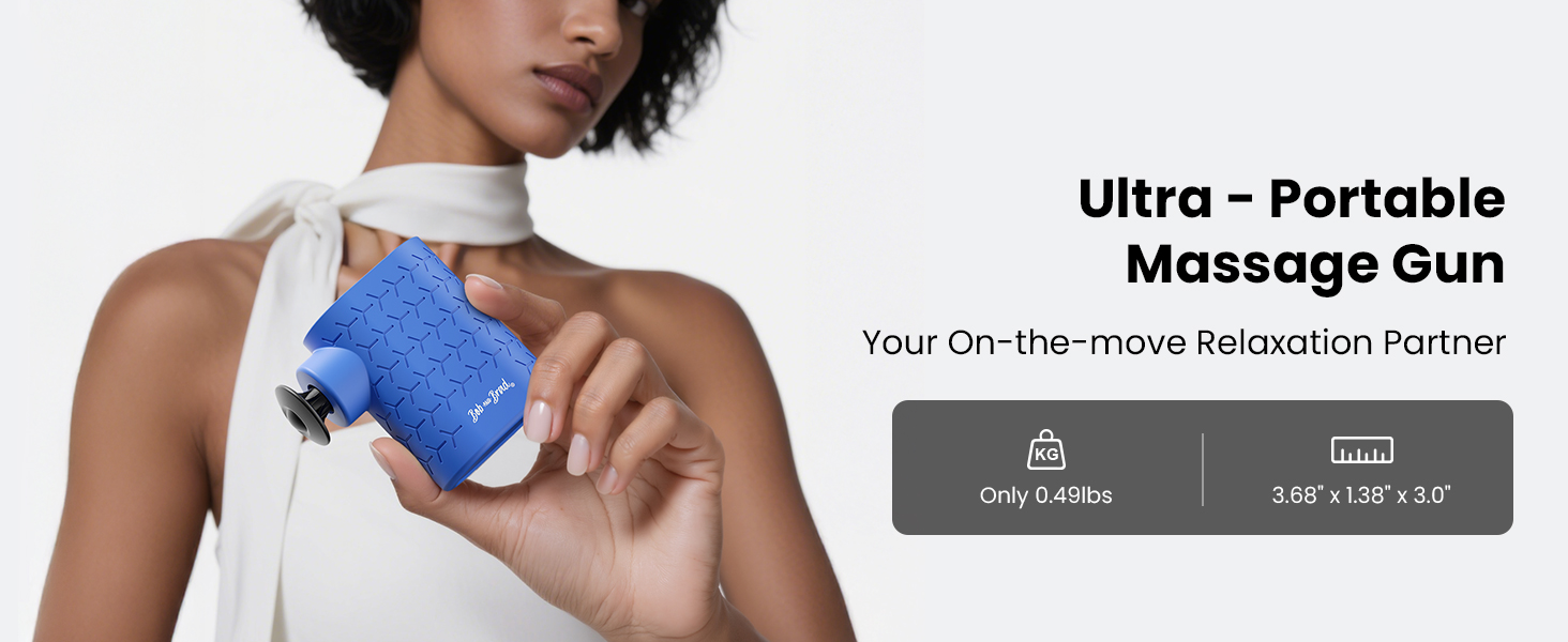 Mini Massage Gun Portable Percussion Muscle Travel Massager Gun