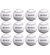Baden Ballistic Leather Pitching Machine Baseballs | Durable Leather Construction for Consistent ...