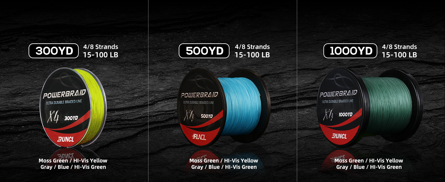 runcl braided fishing line