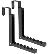 2-Pack Over The Door Hanger Foldable Clothes Drying Rack, Collapsible Hanging Coat Rack for Laund...
