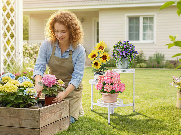 Metal Plant Stand Indoor Outdoor